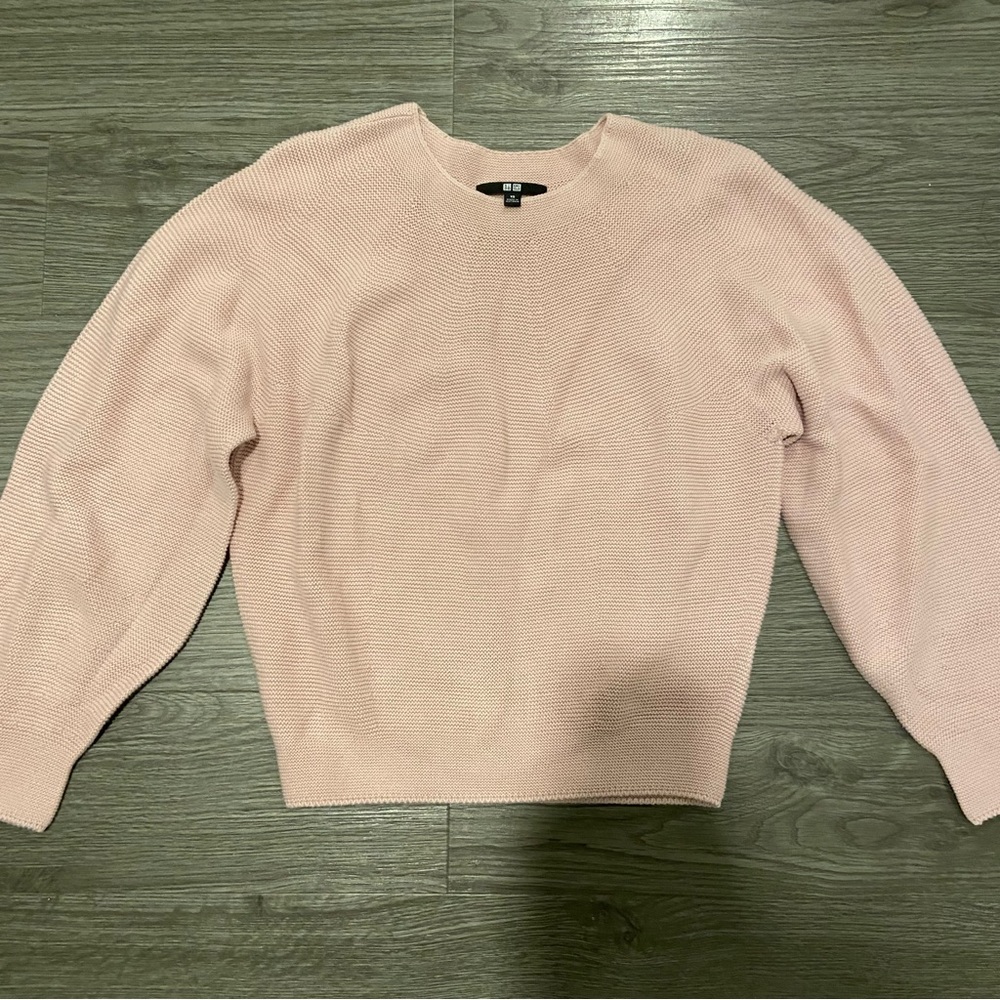 Uniqlo Light Pink Cotton Sweater size XS